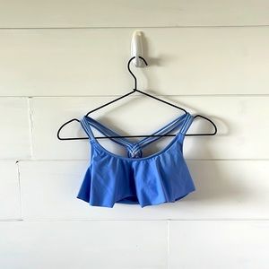 Bohemian style bikini top blue